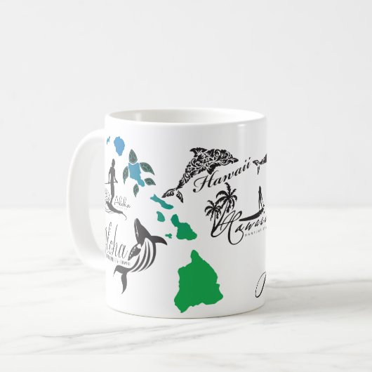 Mug Aloha Hawaii (Devant gauche)