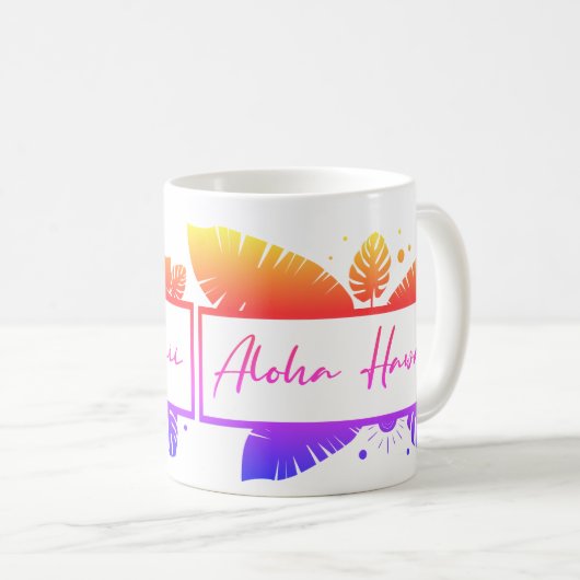 Mug Aloha Hawaii (Devant droit)