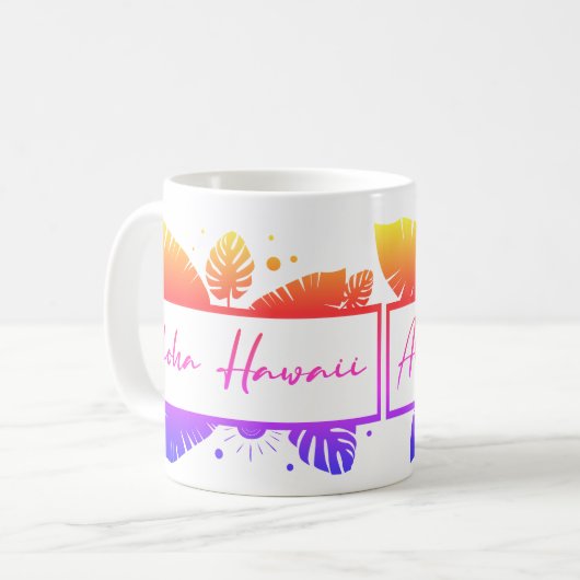 Mug Aloha Hawaii  (Devant gauche)