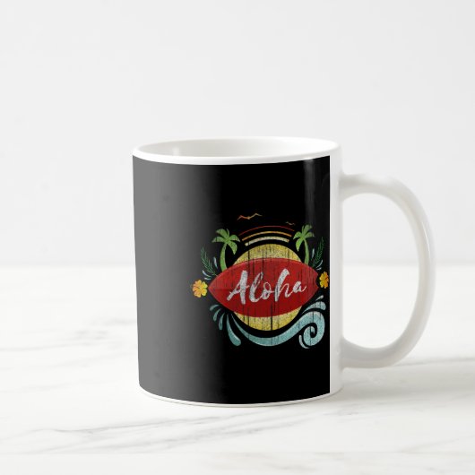 Mug Aloha Hawaii Luau Costum (Droite)
