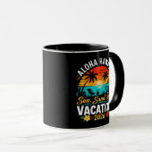 Mug Aloha Hawaii Mer Sable Soleil 2026 (Devant droit)
