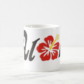 Mug Aloha Hibiscus - plat design Hawaii + vos idées (Centre)