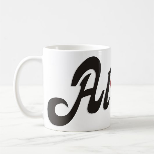 Mug Aloha Hibiscus - plat design Hawaii + vos idées (Gauche)