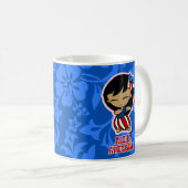 Mug Aloha Honeys Firecracker Hula Girl (Devant droit)