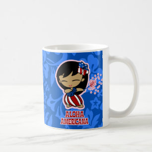 Mug Aloha Honeys Firecracker Hula Girl