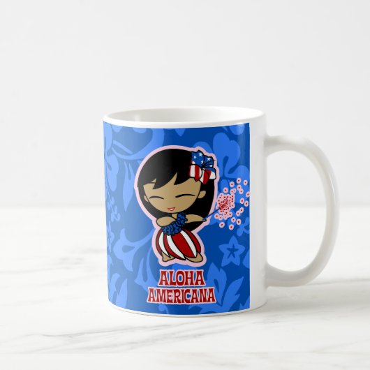 Mug Aloha Honeys Firecracker Hula Girl (Droite)