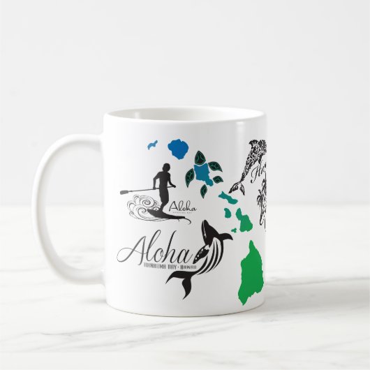 Mug Aloha îles d'Hawaï (Gauche)