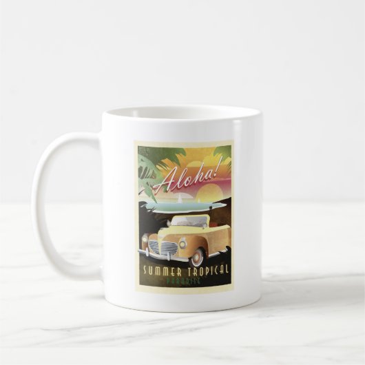 Mug Aloha ! Paradis tropical d'été (Gauche)