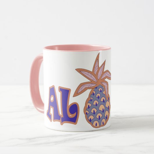 MUG ALOHA PINEAPPLE (Devant gauche)