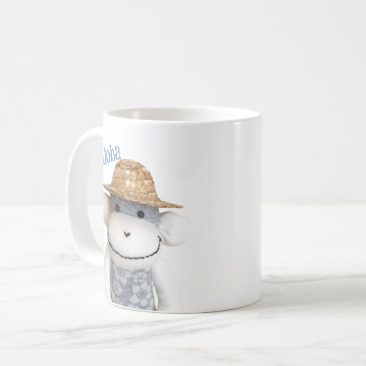 Mug Aloha Sock Monkey(Garçon) (Devant gauche)