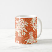 Mug Aloha Spirit : Hibiscus-Ananas Harmonie. (Devant droit)