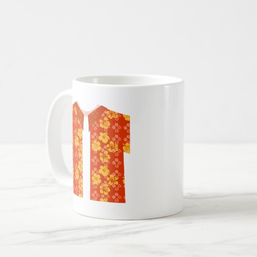 Mug Aloha Style Fun Tropical Vibes Design (Devant gauche)