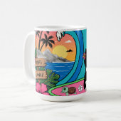 Mug Aloha Sunny Cat Vagues (Devant gauche)