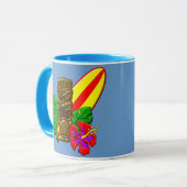 Mug Aloha surfer d'Hawaï (Devant gauche)