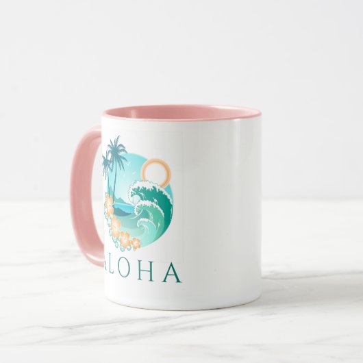 Mug Aloha Tropical (Devant gauche)