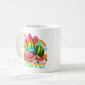 Mug Aloha Tropical Été, Paradis Été Tee (Devant gauche)