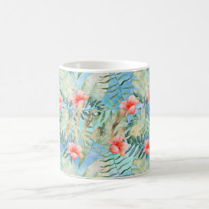 Mug Aloha tropical Hibiscus Floral