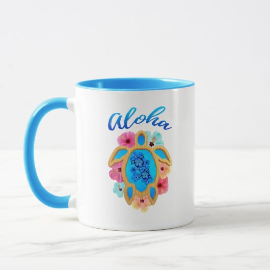 Mug Aloha Tropical Honu Sea Turtle (Gauche)
