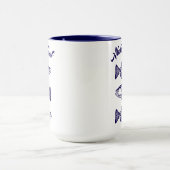 Mug Aloha Trout-Blue Hawaiian (Centre)