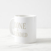 Mug Alone & Ascended - L'art de la solitude élevée (Devant gauche)
