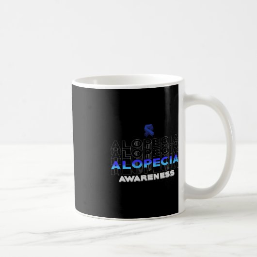 Mug Alopecia Sensibilisation Perte de cheveux Guerrier (Droite)