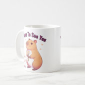 Mug Alors Capable De Vous Voir - Cute Capybara Art (Devant gauche)