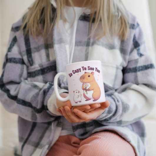 Mug Alors Capable De Vous Voir - Cute Capybara Art