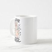 Mug Alpaca amour musique bébé (Devant gauche)