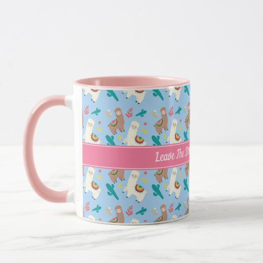 Mug Alpaca/Llama personnalisable (Gauche)