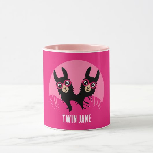 Mug Alpaca llama Twins (Centre)