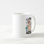 Mug Alpaca love music (Devant droit)