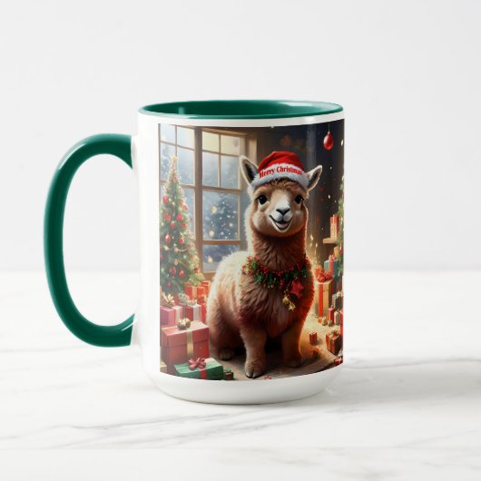 Mug "Alpaca présente : Un conte de Noël" (Gauche)