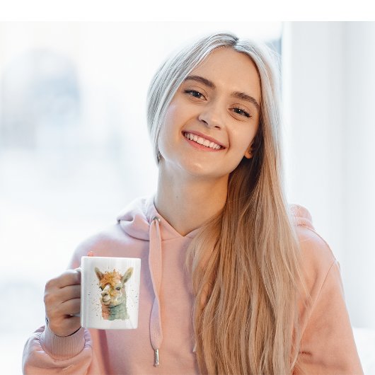 Mug Alpacas d'aquarelle