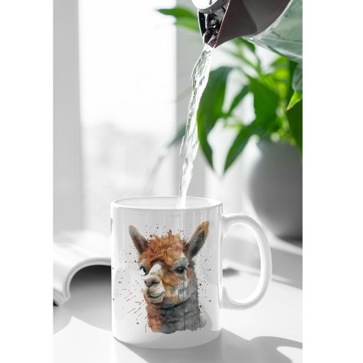 Mug Alpacas d'aquarelle