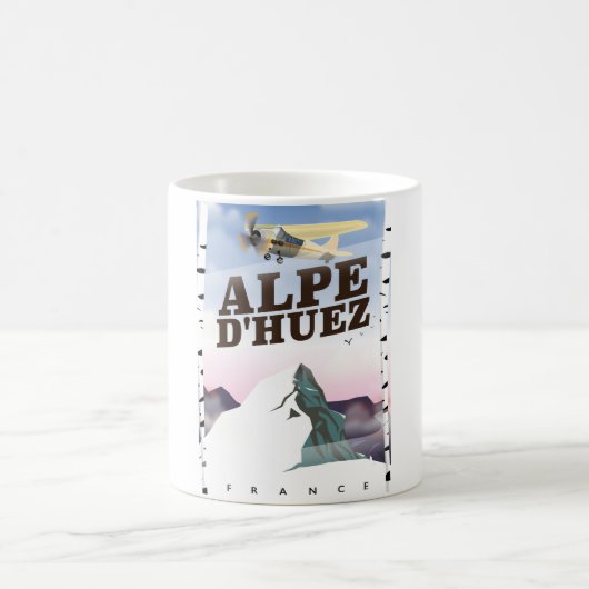 Mug Alpe d'Huez, poster de voyage ski en France (Centre)
