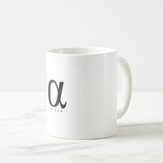 Mug Alpha (Devant droit)
