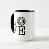 Mug Alpha amour d'Omega | de Chi (Devant gauche)