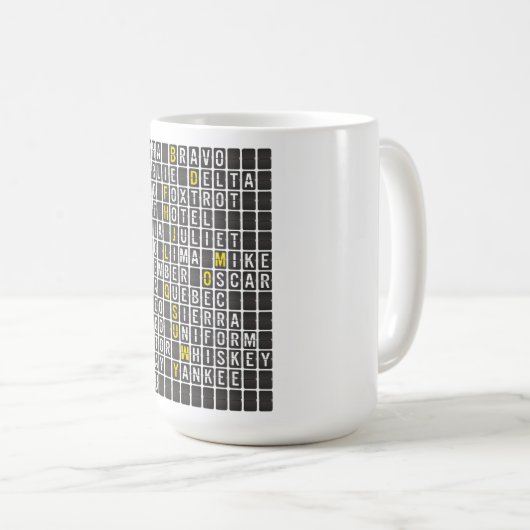 Mug Alpha-Bravo-Charlie (Devant droit)
