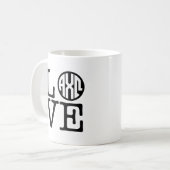 Mug Alpha Chi Omega | Amour (Devant gauche)