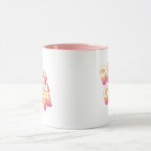 Mug Alpha Chi Omega | Écriture Groovy (Centre)