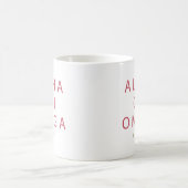 Mug Alpha Chi Omega | Établi en 1885 (Centre)