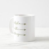 Mug Alpha Chi Omega | Flèches (Devant gauche)