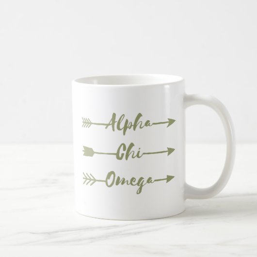Mug Alpha Chi Omega | Flèches (Droite)