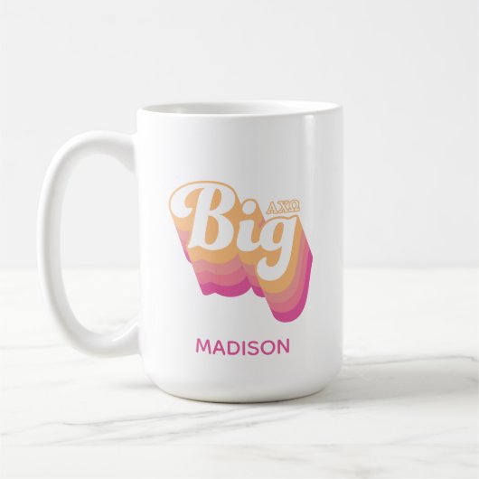 Mug Alpha Chi Omega| Gros (Gauche)