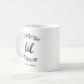 Mug Alpha Chi Omega | Petit Couronne (Devant gauche)