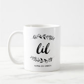 Mug Alpha Chi Omega | Petit Couronne (Gauche)