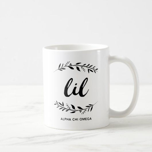 Mug Alpha Chi Omega | Petit Couronne (Droite)