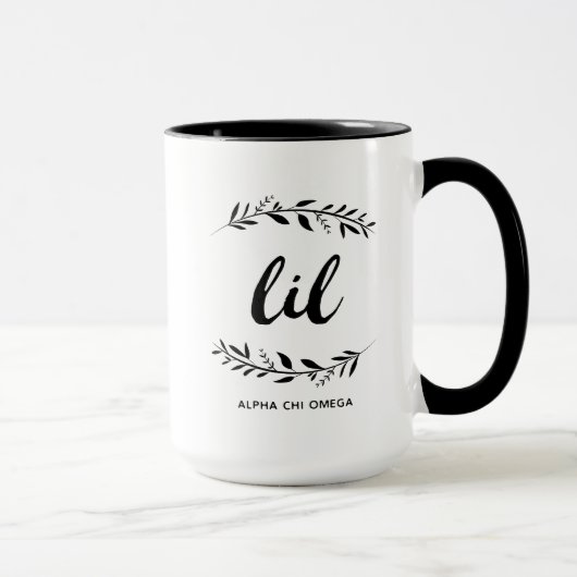 Mug Alpha Chi Omega | Petit Couronne (Droite)