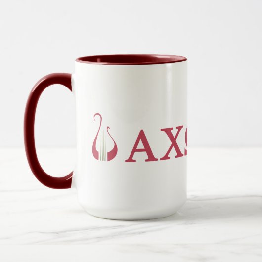 Mug Alpha Chi Omega | Petit Script (Gauche)