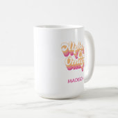 Mug Alpha Chi Omega| Script Super (Devant droit)